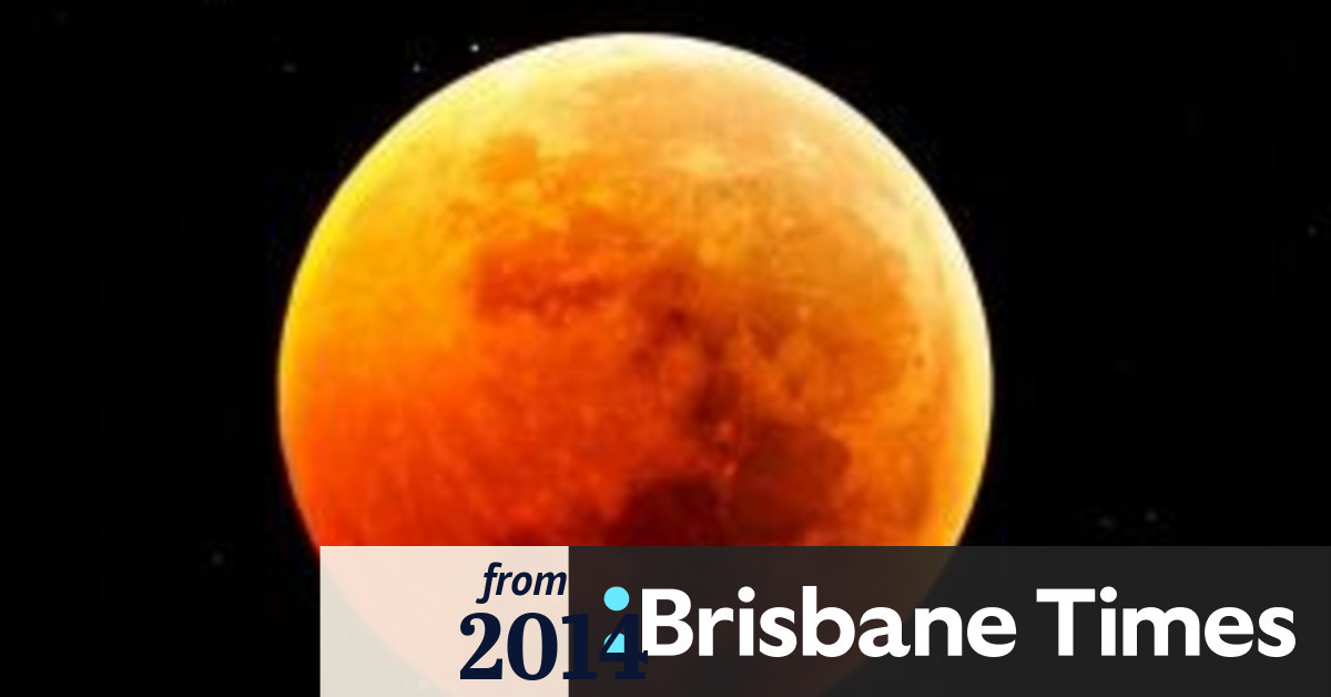 There's a blood moon on the rise in Queensland
